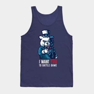 bear gamer Tank Top